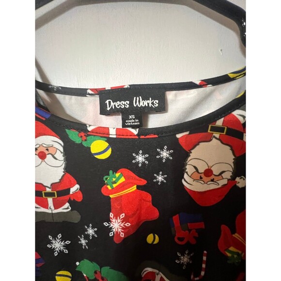 NEW Santa Claus Women's Dress Christmas Ugly Sweater Holiday Party Size Small - Picture 4 of 6